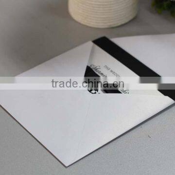 2016 Western Style Premium Luxury Velvet Flocked Wedding Invitation photo-6