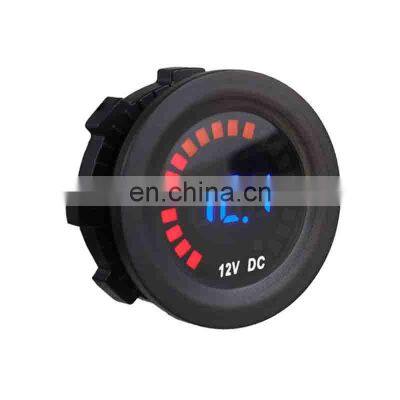 Auto and motorcycle modification digital display DC LED color screen voltmeter/DC12V color voltmeter