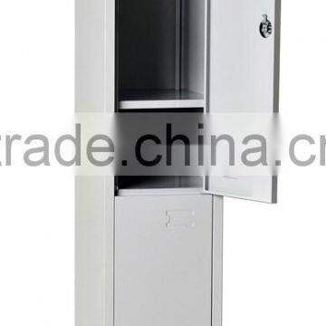 2 Door Knock Down Vertical Steel Wardrobe Gym Locker photo-3