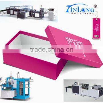 Conjoined Box Gluing Machine/Cover Paste Box Machine (Double)
