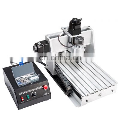 Mini cnc router for woodworking and aluminum cutting process diy cnc machine