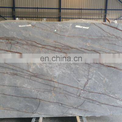 New Arrival Luxury Product Deep River Gray Polished Marble 2cm Thickness Slabs Made in Turkey Factory photo-4