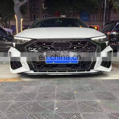 Последний боди-кит. Комплект переднего бампера с обновленным дизайном в стиле RS3 для деталей автомобиля Audi A3 2021 года photo-3