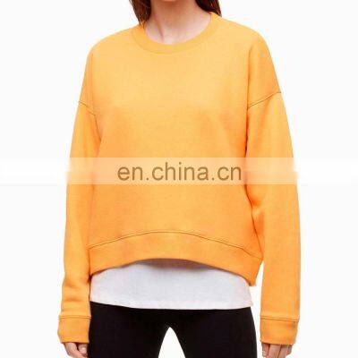 Custom Private Label Wholesale Price Crew Neck Sweatshirt Cotton Fleece Crewneck Sweat shirt