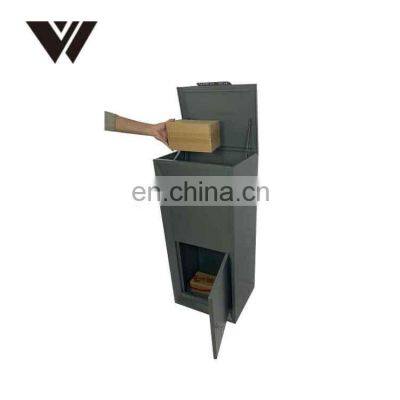 Антиугонный почтовый ящик для газет, писем и посылок из стали, под заказ в индивидуальном цвете, настенный для дома photo-2