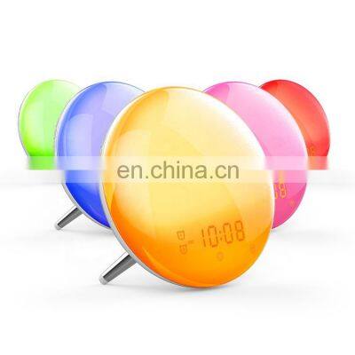 Alarm Clock RGB New Style Good for Sleep Sunrise Light Wake Up