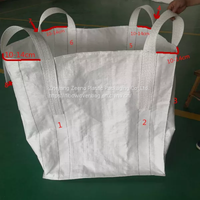 Heavy capacity big bag 1000kg top filling skirt packing storage pp jumbo fibc big bag