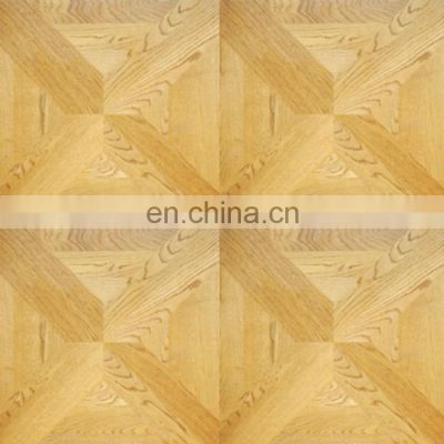 Bergeim Floors Multi-Layer Engineered Oak Chevron Unfinished Parquet Flooring