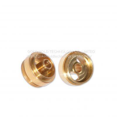 CNC lathe precision brass parts vape tank fixed seat High Precision Machined Parts  4.0 Manufacturer Customized