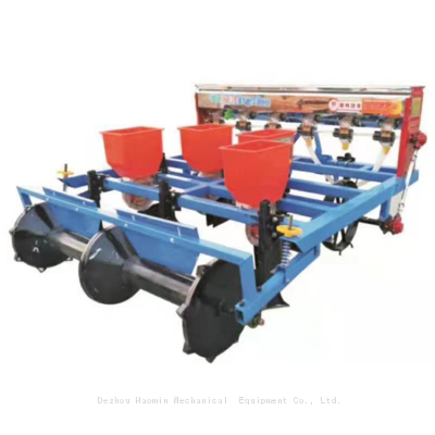 Walking Tractor Peanut Beans Seeder Double Rows Machine Broad Bean Seeder