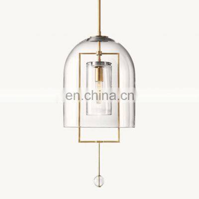 Hanging lamps nordic modern designers gold led glass chandeliers pendant lights