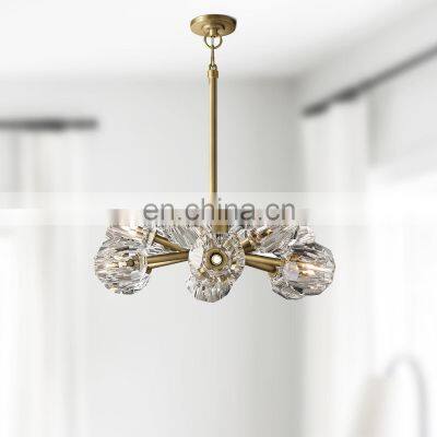 Modern Crystal Molecular Chandelier ceiling Lighting Fixture for Living Room Bedroom Dining Room kitchen island Foyer Lobby