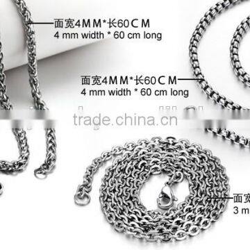 Titanium Sterling Steel Man Necklace Cross Charm Pendants Include 316L Stainless Steel Chains Paypal Accept photo-6
