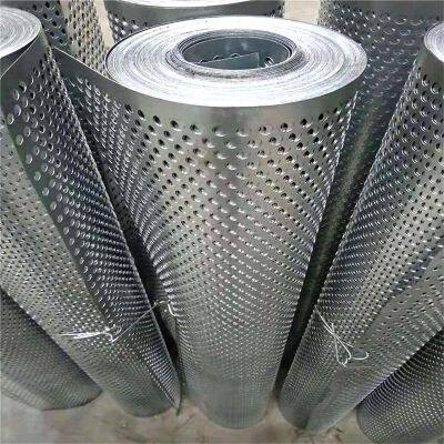 304 316 Stainless Round Hole Punching Perforated Steel Metal for OEM Projects