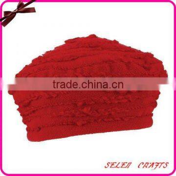 Fashion Lady's Red Arctic Circle Beret Hat