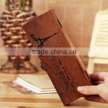 Antique design gift and storage use wood packaging pen box small wooden boxes wholesale                        
                                                                                Supplier's Choice