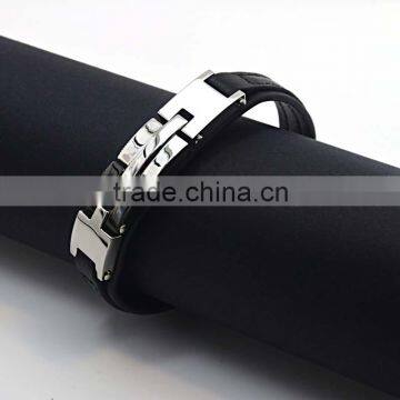 China Jewelry Wholesales Leather Fashion Bracelet photo-3