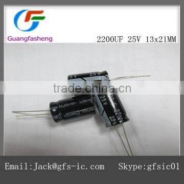 (hot sale)2200UF 25V 13*21MM