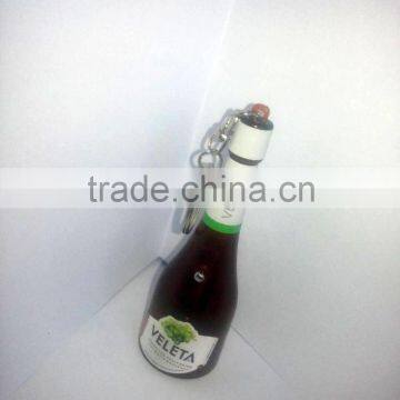 led drinking flashlight for promotional items , Champagne of shaple projector keychain,led logo projector keychain