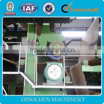 high capacity 80t/d carton paper making machine, raw material: waste carton paper, OCC, wood pulp