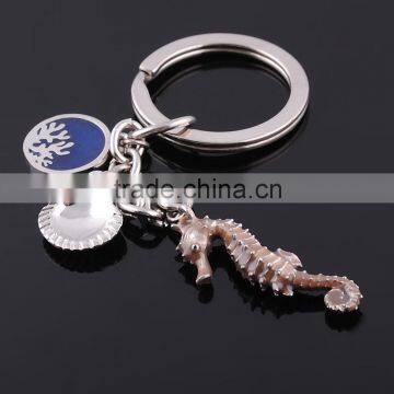 Wholesale popular seahorse pendant keychain