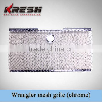 KRESH Brand made in china 4x4 SUV Car steel auto front mesh grille for Jeep wrangler with steel material and different type