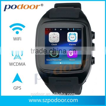 mt6572 android smart phone watch with 3G & IP65 &GSM/WCDMA ,mt6572 android smart phone watch