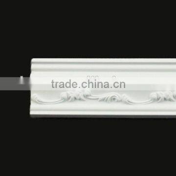 European- style Architectural Decorative PU Carving Cornice Mouldings
