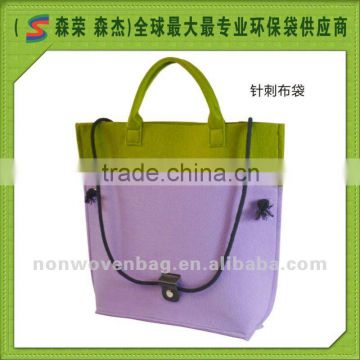 2012 new fashion flet bag purple flet shpping bag