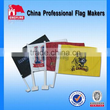 Printing polyester colorful plastic sticks for car flags