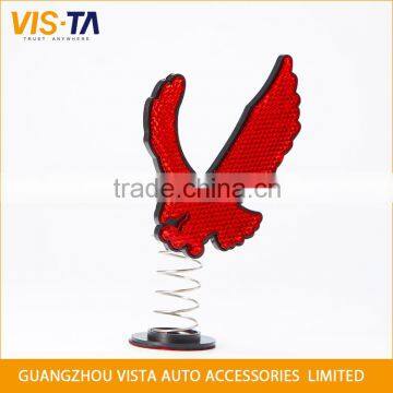 Fashional reflective spring decoration ,red car eagle furnishing articles,multifunctional car interior car decoration