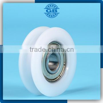 604 U Groove Roller for Door Plastic Nylon Pulley Bearing