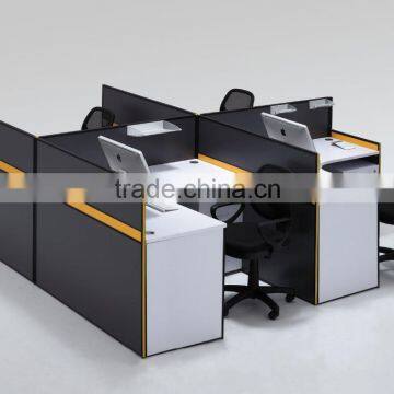 4 people office workstation desk /office cubicle design (SZ-WSB407)