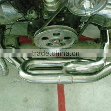 VW exhaust system muffler& head