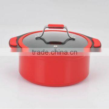 High Temperature Coating Hard Anodized Aluminium Casserole set