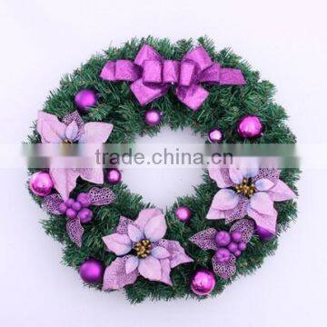 Christmas Wreath/garland decoration with flower