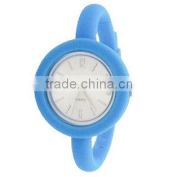 Cool round strap silicone watch