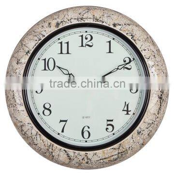 15 Inch Mosaic large Size Vintage Home Decor Clocks Manufacturer