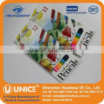 Hexagonal Long Colored Pencil, 12 Colors 7inches Colored Pencil photo-5