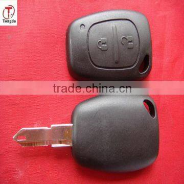 TD-REN008, New Replacement Car Key Case Shell 2 Button And Blade 206 for Renault