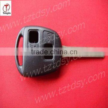 TD car keys ,high quality and competitive for toyota button remote key shell with long blade