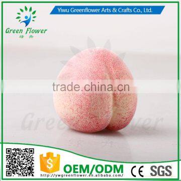 Greenflower 2016 Wholesale 8cm EPS Artificial fruit small Peach handmade China for fruit store supermaket decoration