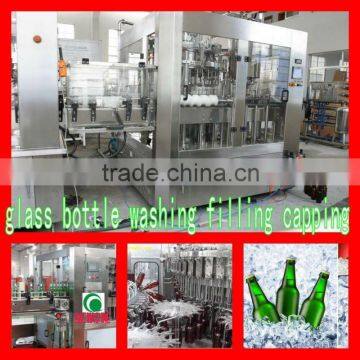 Glass Bottle Soft Drink Filling Machine 2000B/h@500ml