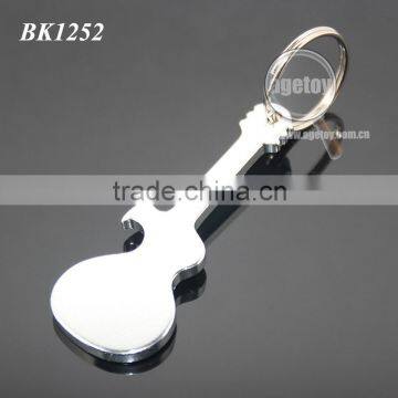 Anodizing Aluminum Guitar Shaped Pocket Creative Gift Metal Guitar Keychain Bottle Opener photo-2