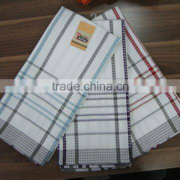 washing stripe white and black 21s/2*10s yarn tea towel