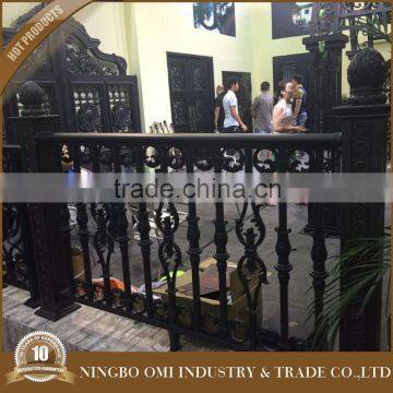 High Quality Aluminum handrails for staircase indoor/outdoor stair railing balcony steel hand balustrades