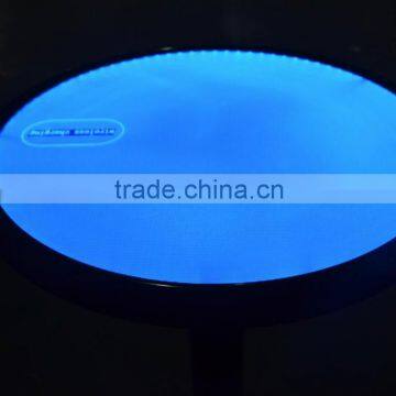 Edgelight Unique Round Bar Table Aluminum Led Rechargeable Lights photo-4