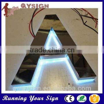 usage back light halo light letter sign