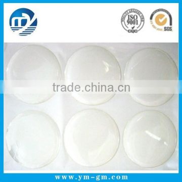 Transparent custom dome epoxy sticker