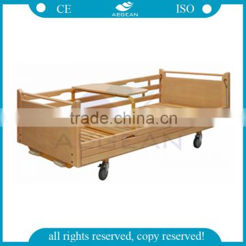 AG-BYS113 modern simple movable wooden frame manual bed